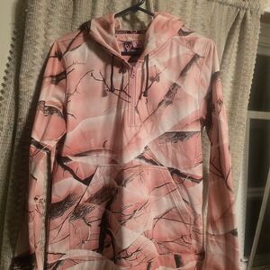Women's Pink Camo Hoodie